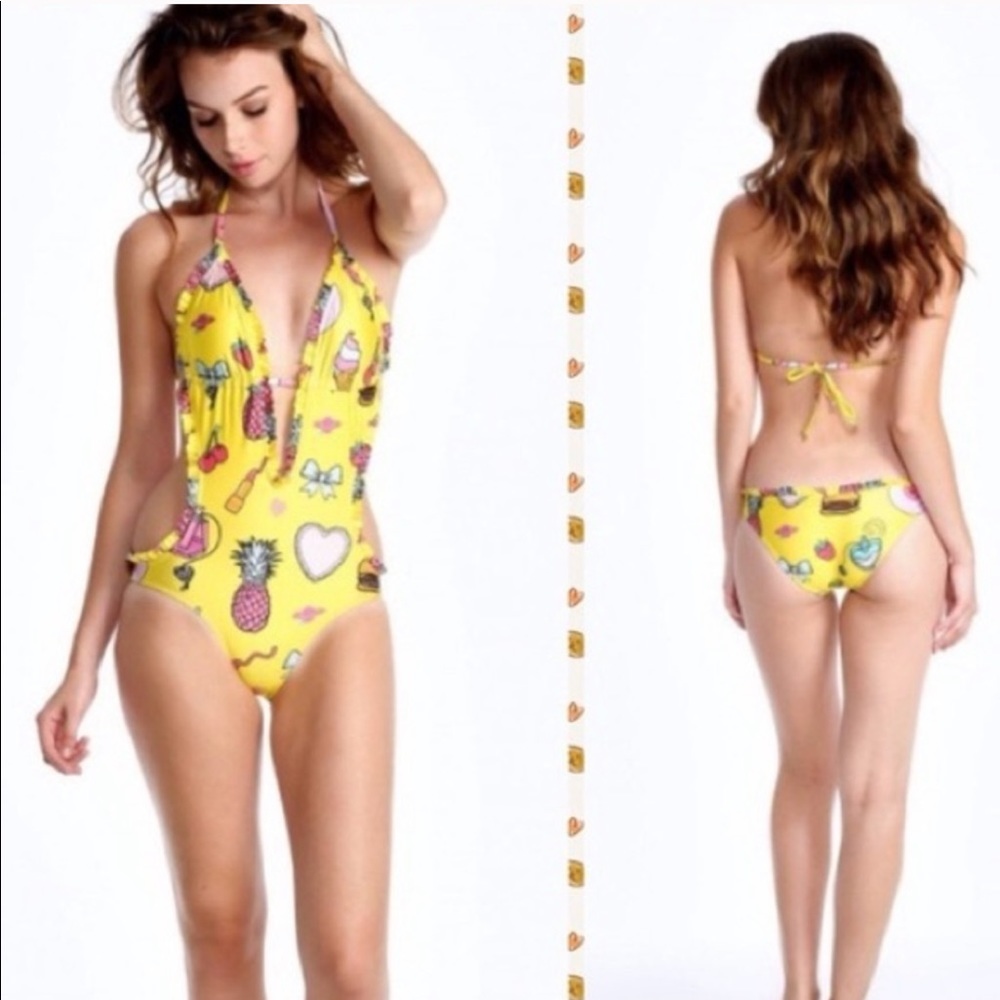 Wildfox Monokini Swimsuit Bathing Suit